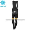 Tenue Maillot M/L + Collant à Bretelles 2017 Telenet Fidea Lions Hiver Thermal Fleece N001